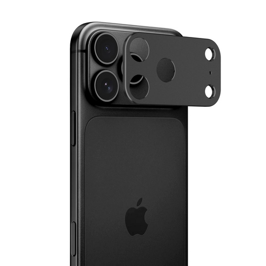 Tech-Protect Camalloy Fit+ Achtercamera Beschermrand voor Apple iPhone 18 Pro, Aluminium, Zwart
