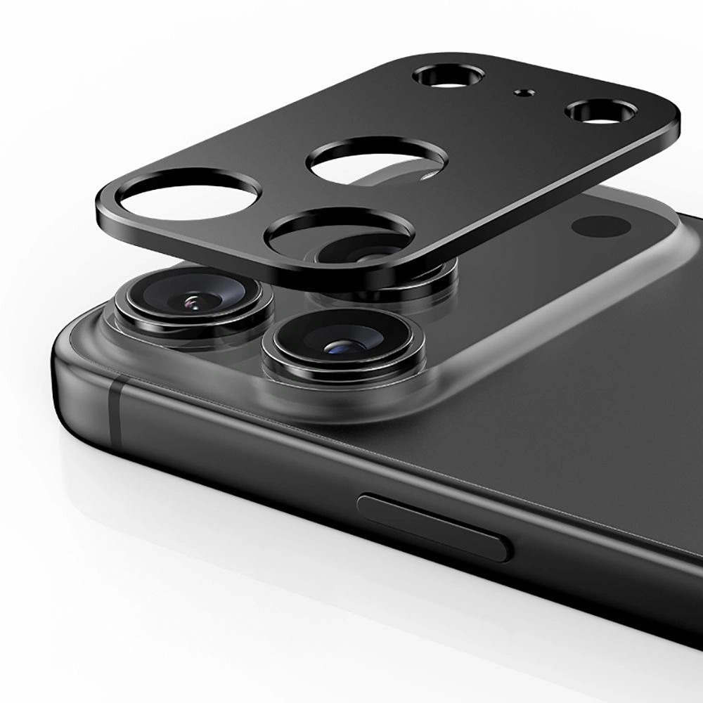 Tech-Protect Camalloy Fit+ Rear Camera Protection Frame for Apple iPhone 17 Pro Max, Aluminum, Navy Blue