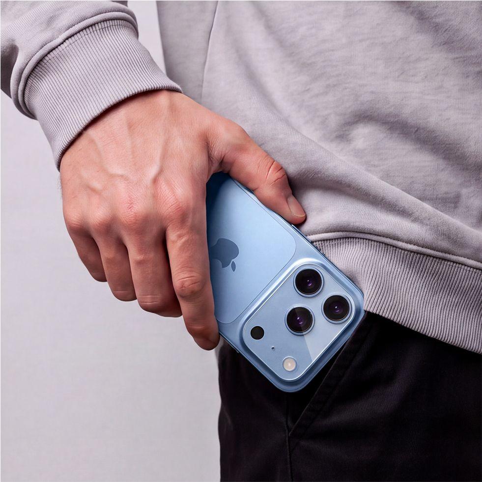 Cadre de protection pour caméra arrière Tech-Protect Cam Fit+ pour Apple iPhone 18 Pro, Verre trempé, Transparent