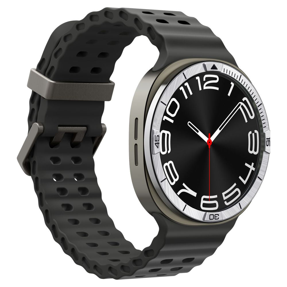 Cadre de protection Spigen Tune Pilot pour Samsung Galaxy Watch8 44mm, Argenté ACS10009