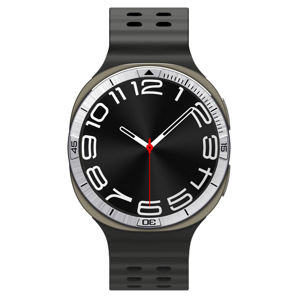 Cadre de protection Spigen Tune Pilot pour Samsung Galaxy Watch8 44mm, Argenté ACS10009