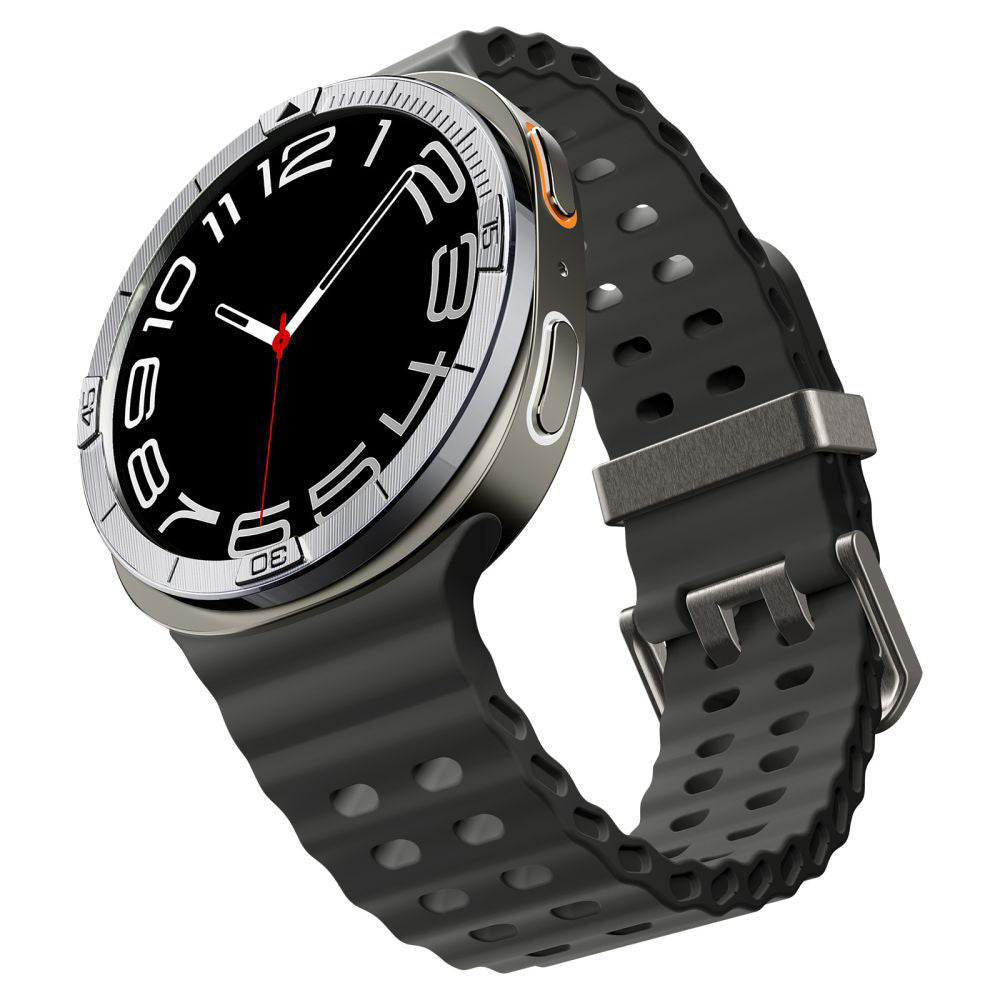 Cadre de protection Spigen Tune Pilot pour Samsung Galaxy Watch8 44mm, Argenté ACS10009