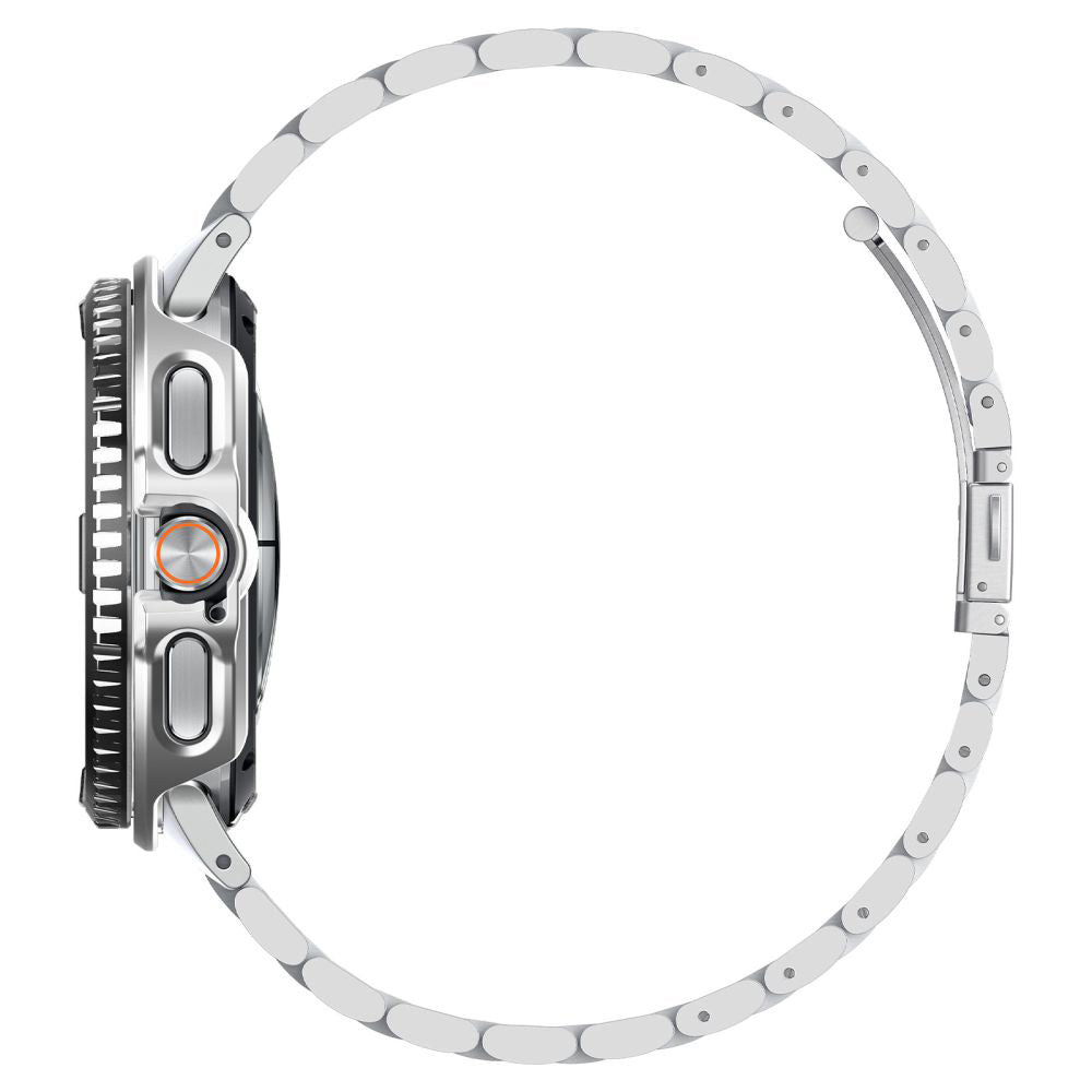 Cadre de protection Spigen Tune Pro Pilot pour Samsung Galaxy Watch8 Classic, Argenté ACS10017