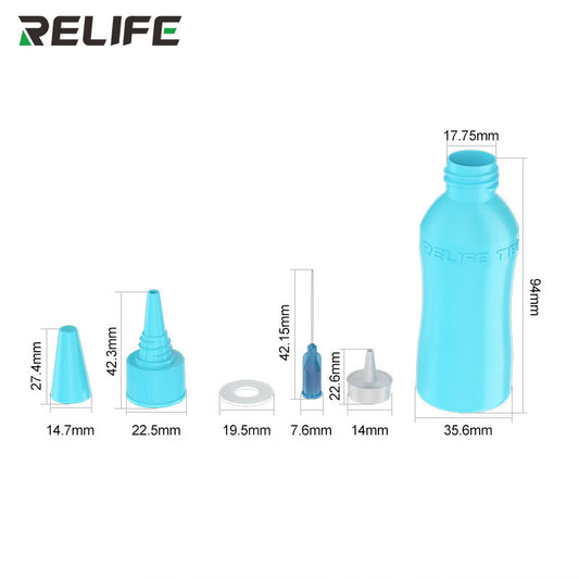 Recipient Relife TB1, Blauw