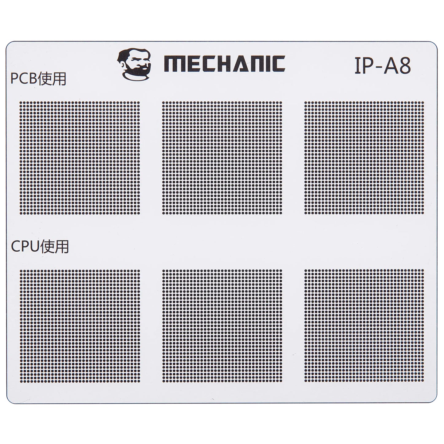 Sjabloon Isolatie CI Paden Mechanic voor Apple iPhone 6 - 16 Serie
