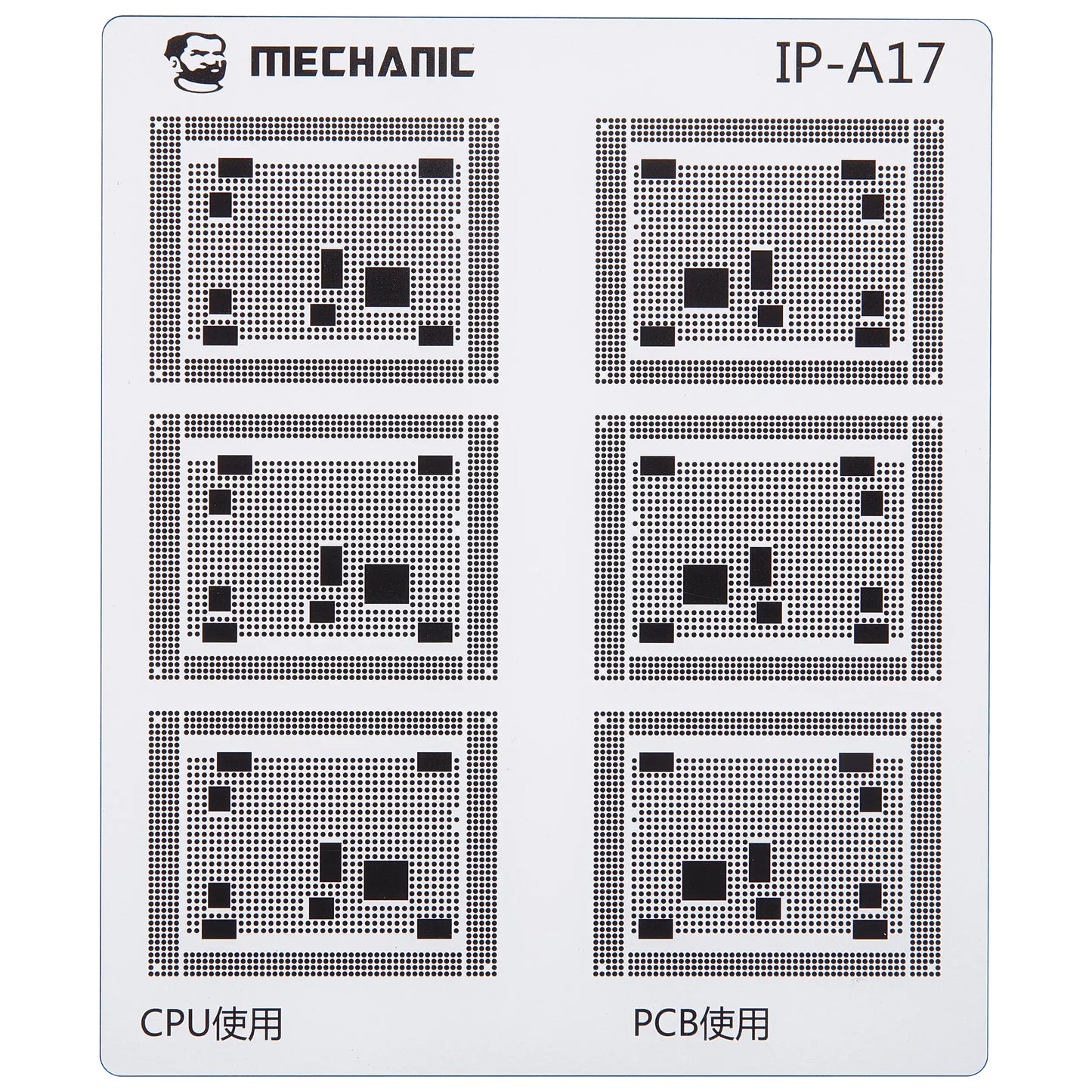 Sjabloon Isolatie CI Paden Mechanic voor Apple iPhone 6 - 16 Serie