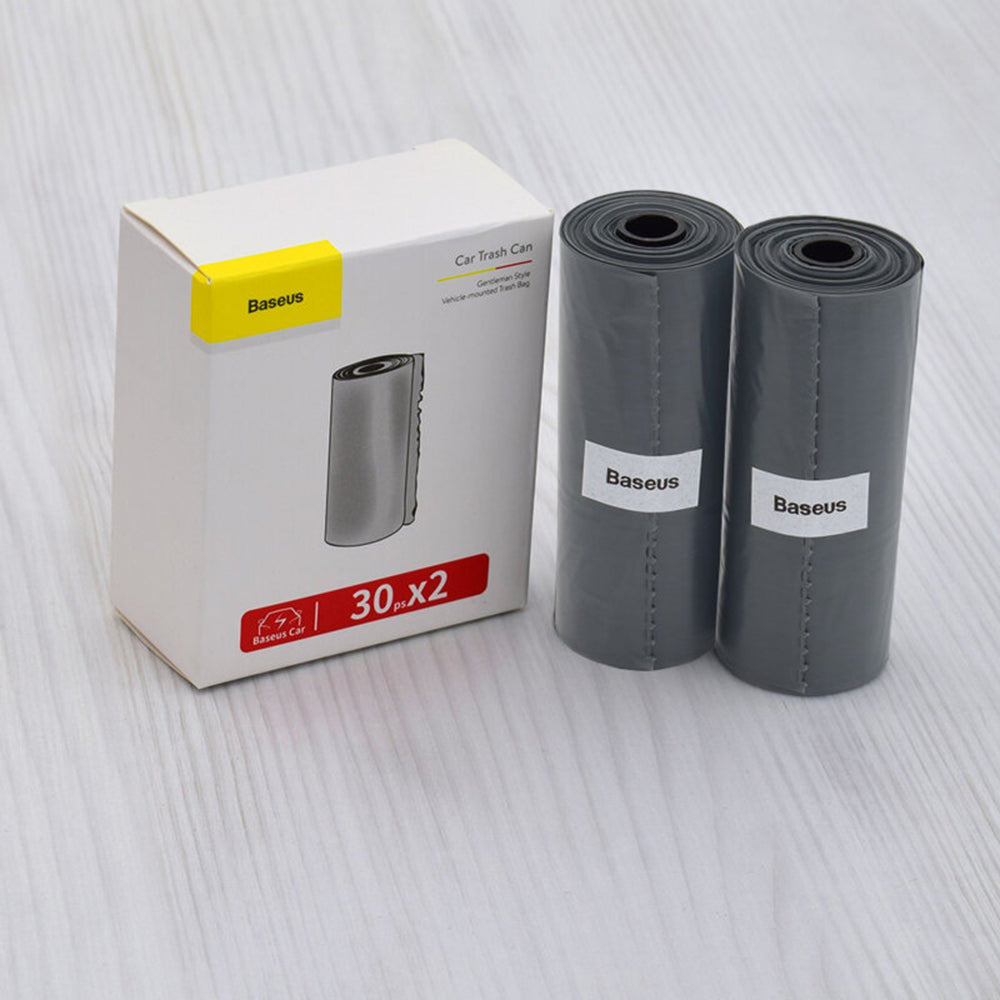 Baseus Gentleman Style Vuilniszakken voor Auto Prullenbak, Set van 60 Stuks CRLJD-0G