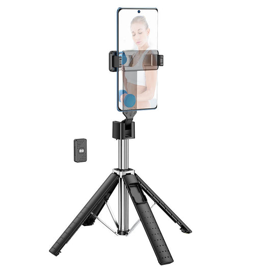 Bluetooth Selfie Stick HOCO K18, Universeel, Zwart