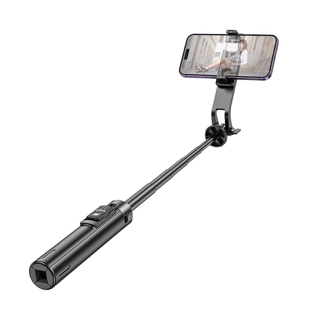 HOCO K21 Bluetooth Selfie Stick, Universeel, Zwart