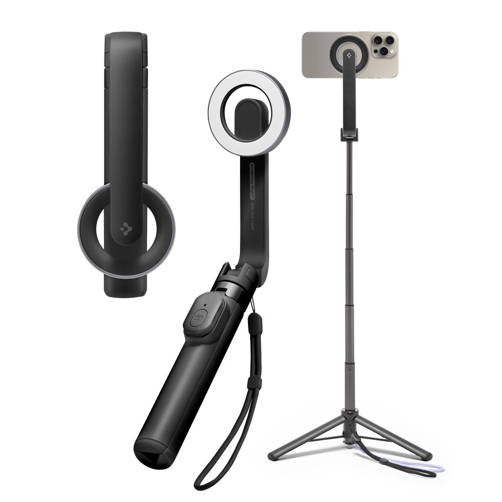Selfie Stick Bluetooth Spigen S571W, Universal, Schwarz