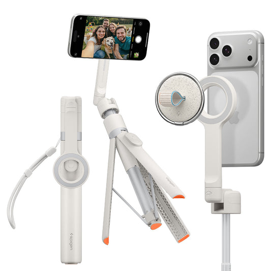 Selfie Stick Bluetooth Spigen S582W, Universel, Beige AMP11373