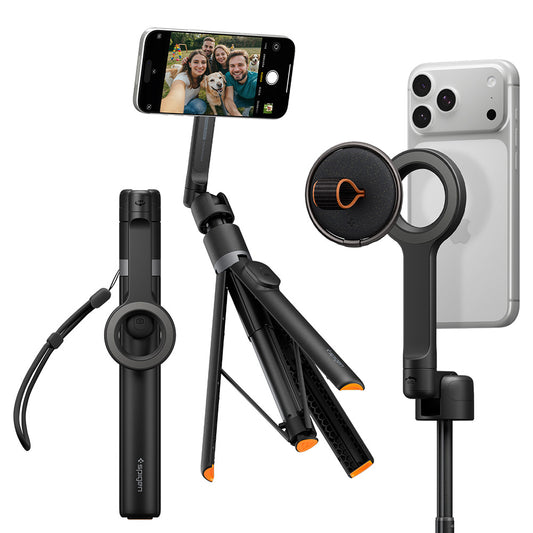 Selfie Stick Bluetooth Spigen S582W, Universel, Noir AMP11372