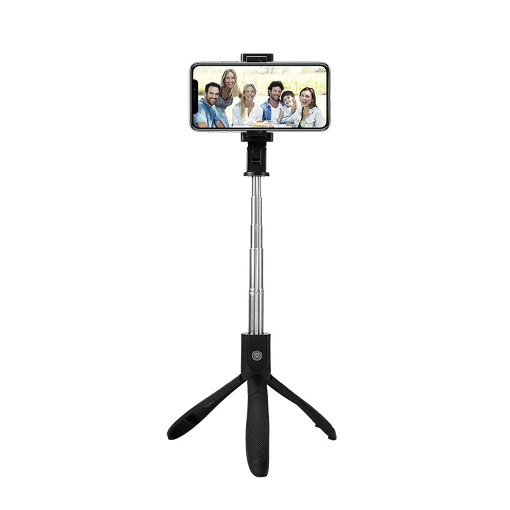 Selfie Stick Bluetooth Techsuit K06, Universeel, Zwart