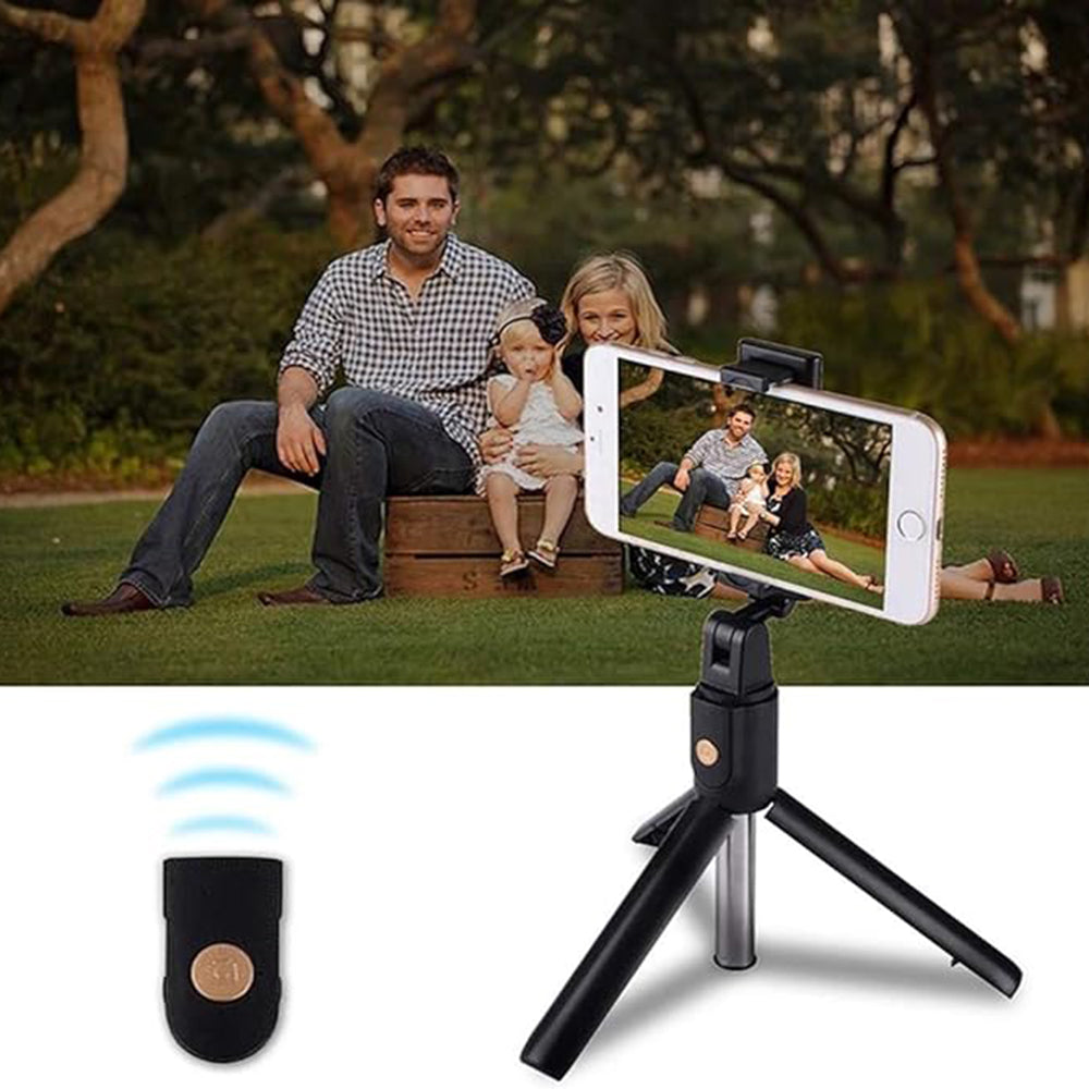 Selfie Stick Bluetooth Techsuit K07, Universeel, Zwart