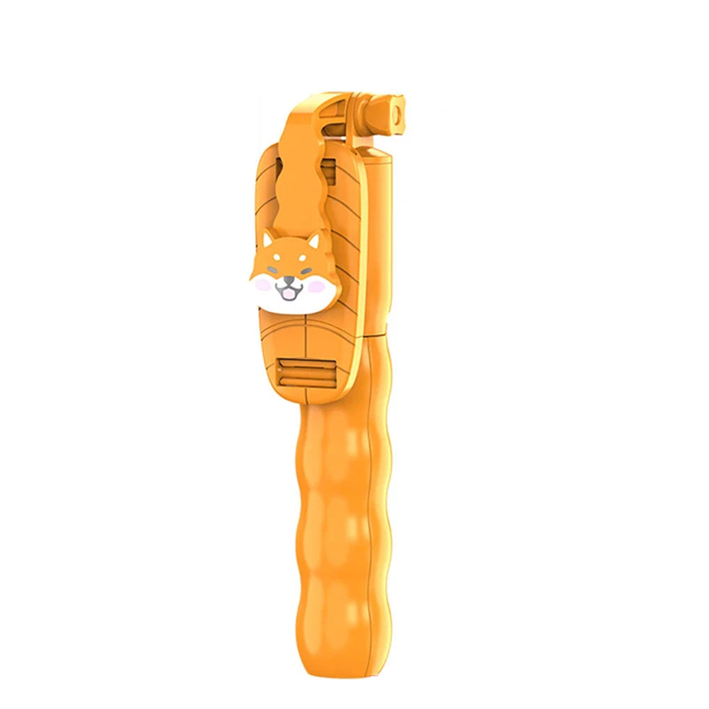 Selfie Stick Bluetooth Techsuit KT01, Universeel, Oranje