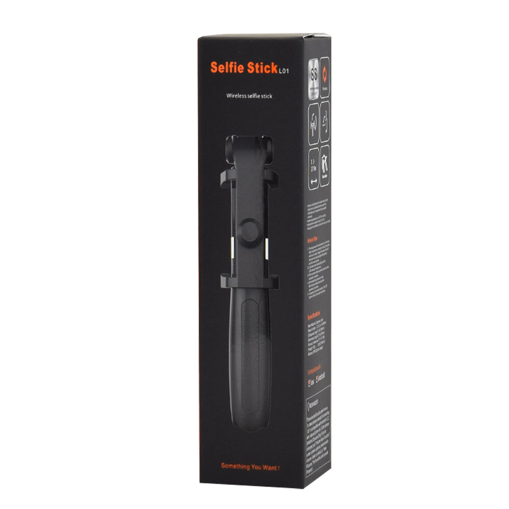 Selfie Stick Bluetooth Techsuit L01s, Universeel, Zwart