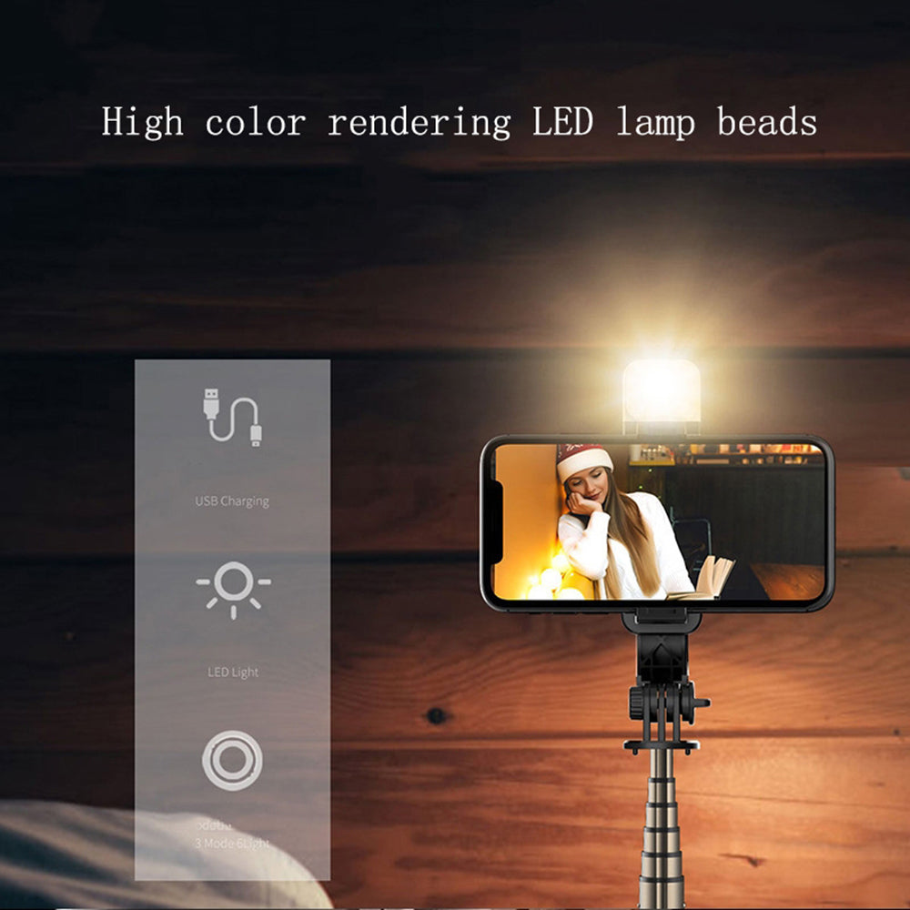 Perche à selfie Bluetooth Techsuit L11s, Universelle, Noire