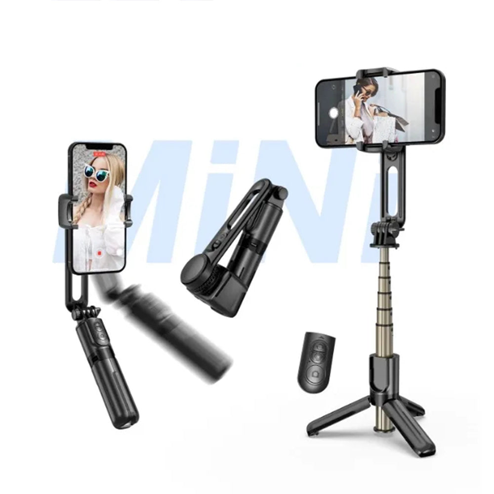 Selfie Stick Bluetooth Techsuit L18Mini, Universeel, Zwart