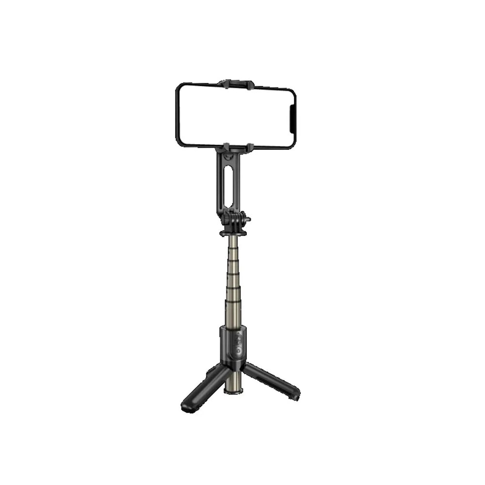 Selfie Stick Bluetooth Techsuit L18Mini, Universeel, Zwart