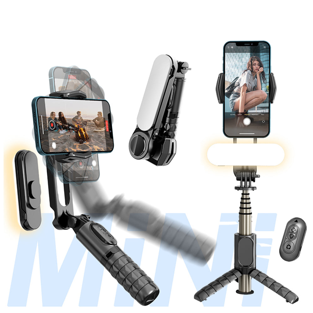 Selfie Stick Bluetooth Techsuit Q09, Universeel, Zwart