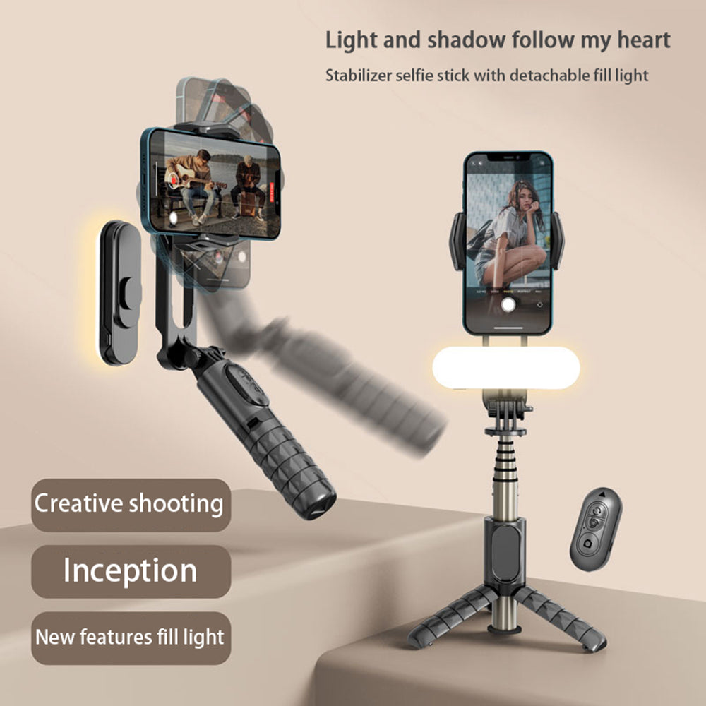Selfie Stick Bluetooth Techsuit Q09, Universeel, Zwart