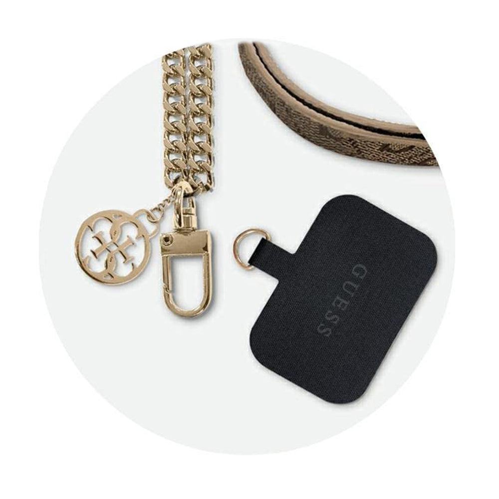 Cordon de téléphone Guess 4G Chain CBDY, Marron