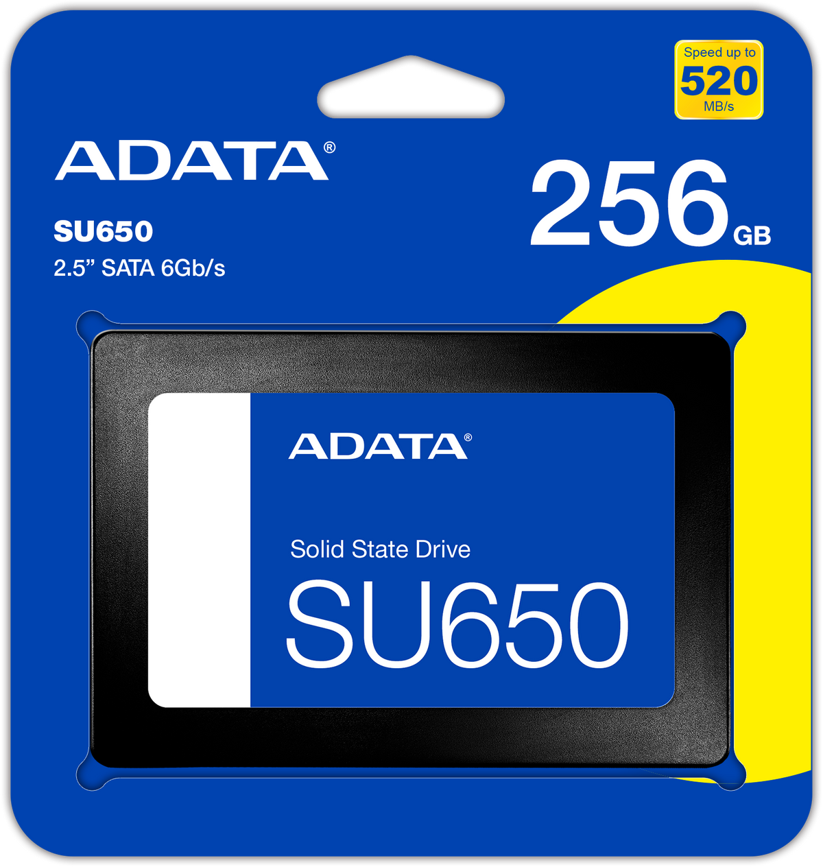 Solid State Drive (SSD) Adata SU650, 256GB, 2,5 Zoll, SATA III ASU650SS-256GT-R