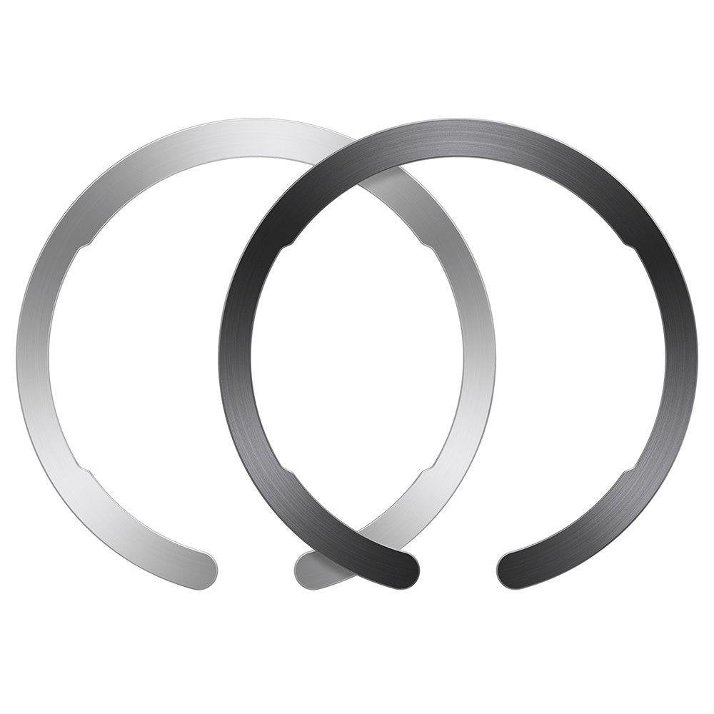 Metalen Sticker ESR HaloLock, Set van 2 stuks, Zwart Zilver