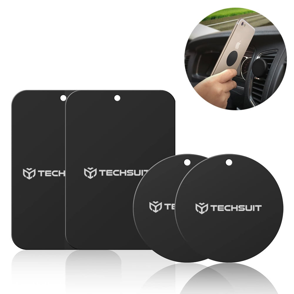 Metalen Sticker Techsuit MP04 4in1, Zwart