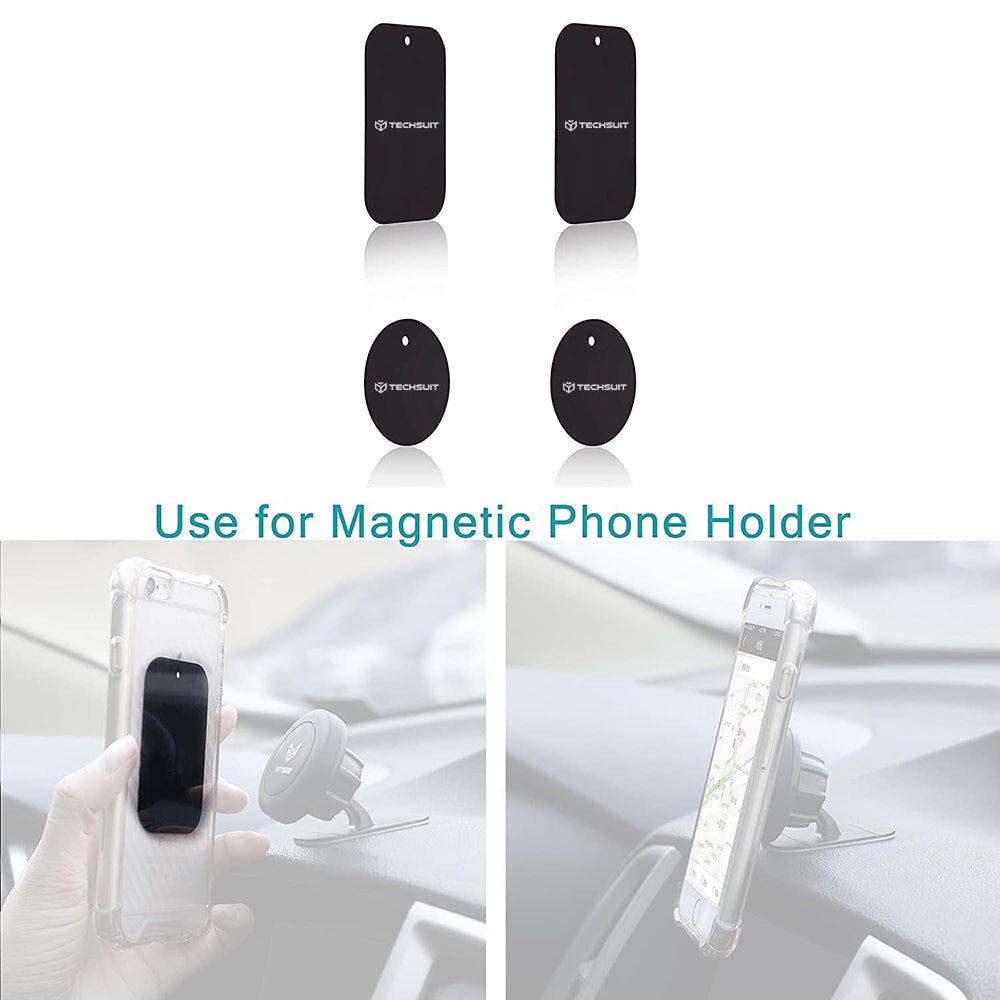 Metalen Sticker Techsuit MP04 4in1, Zwart