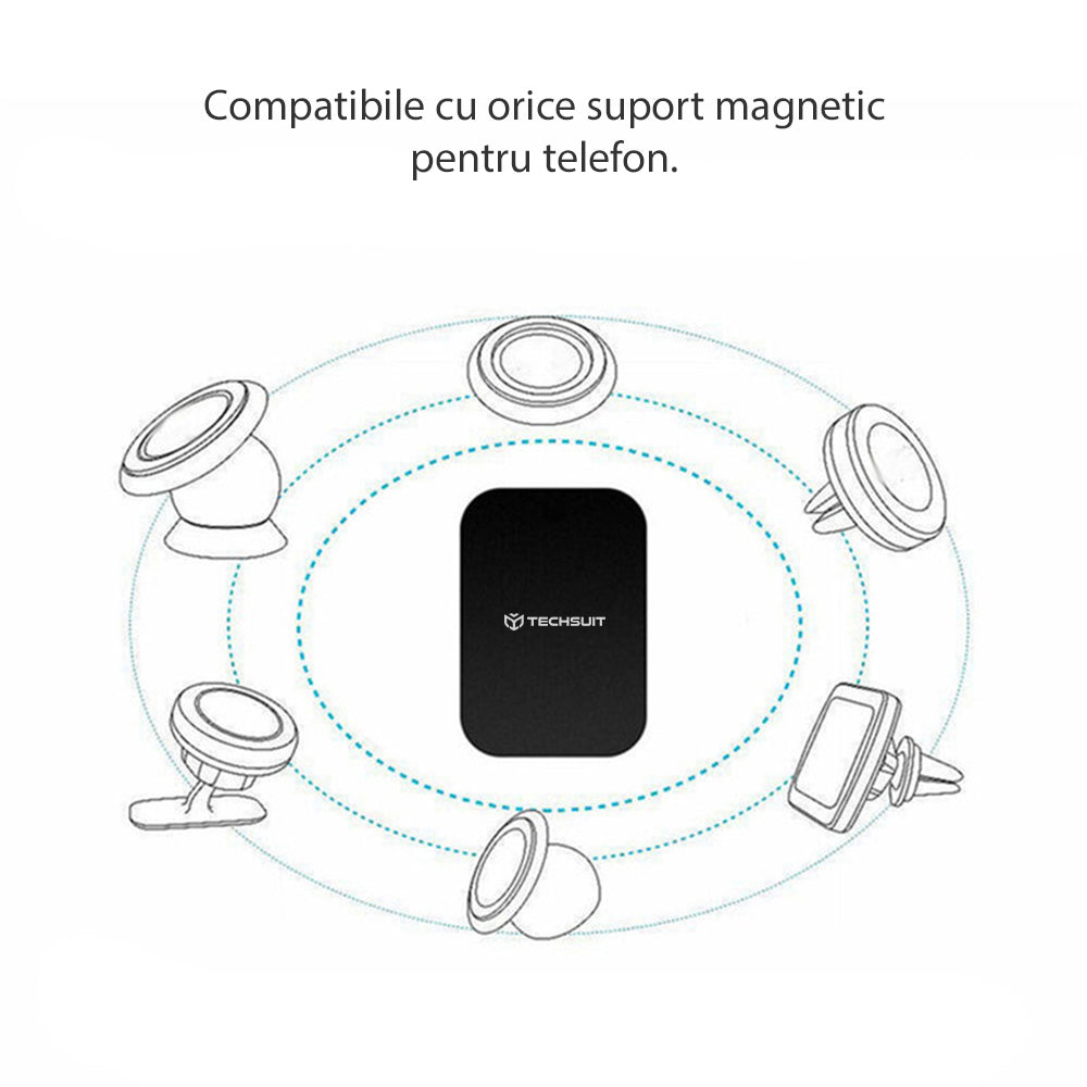Metalen Sticker Techsuit MP04 4in1, Zwart