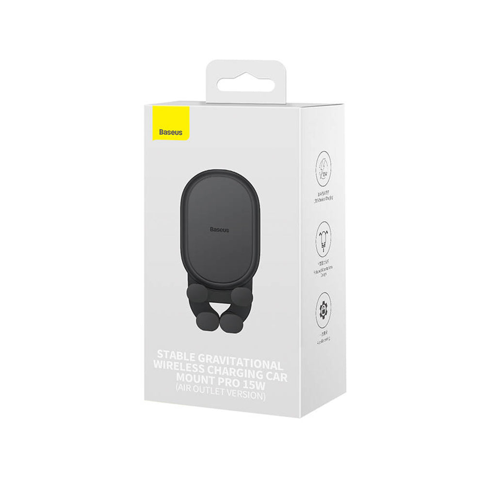 Autohouder Baseus Pro, Universeel, Zwart SUWX030001