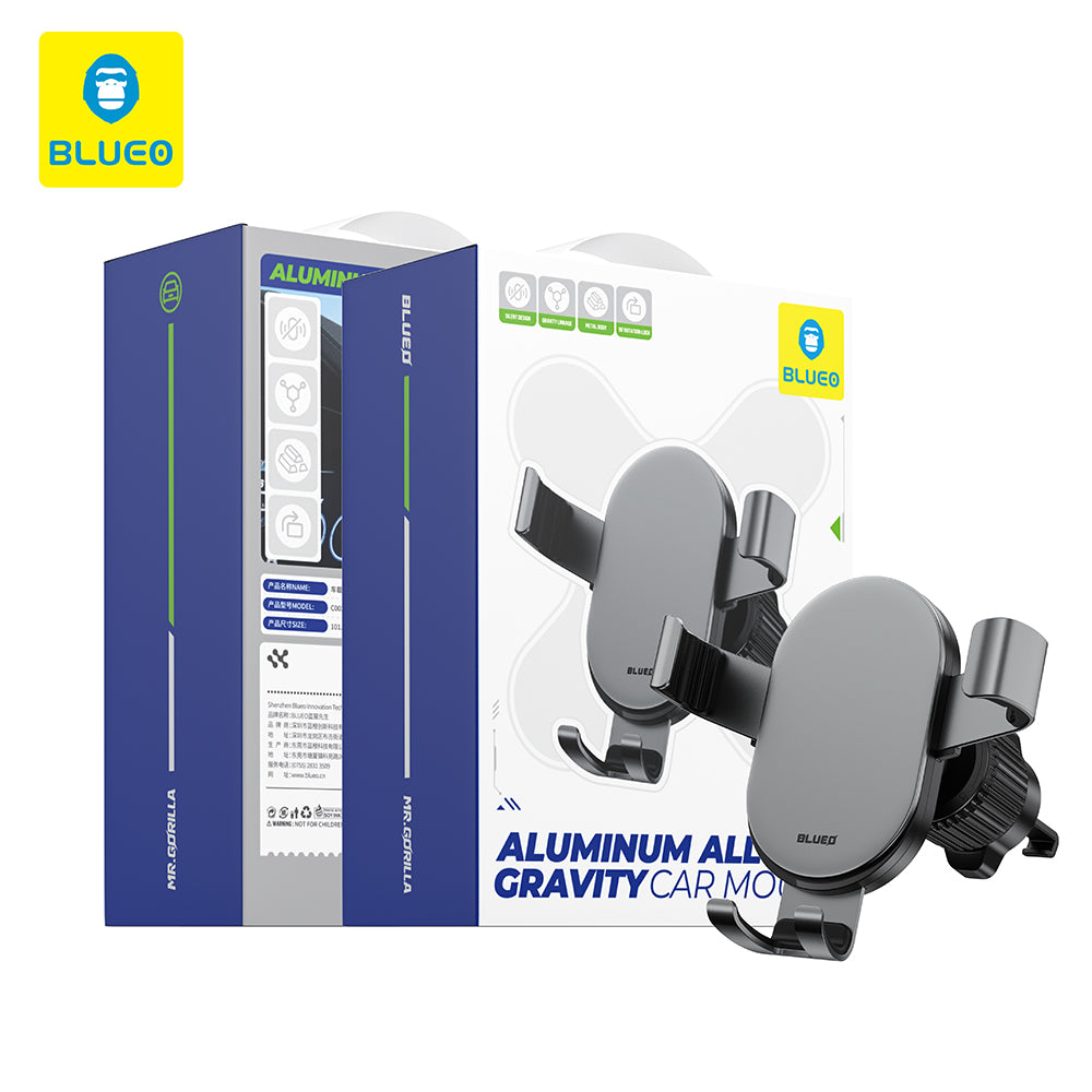 Support Auto Blueo, Universel, Noir