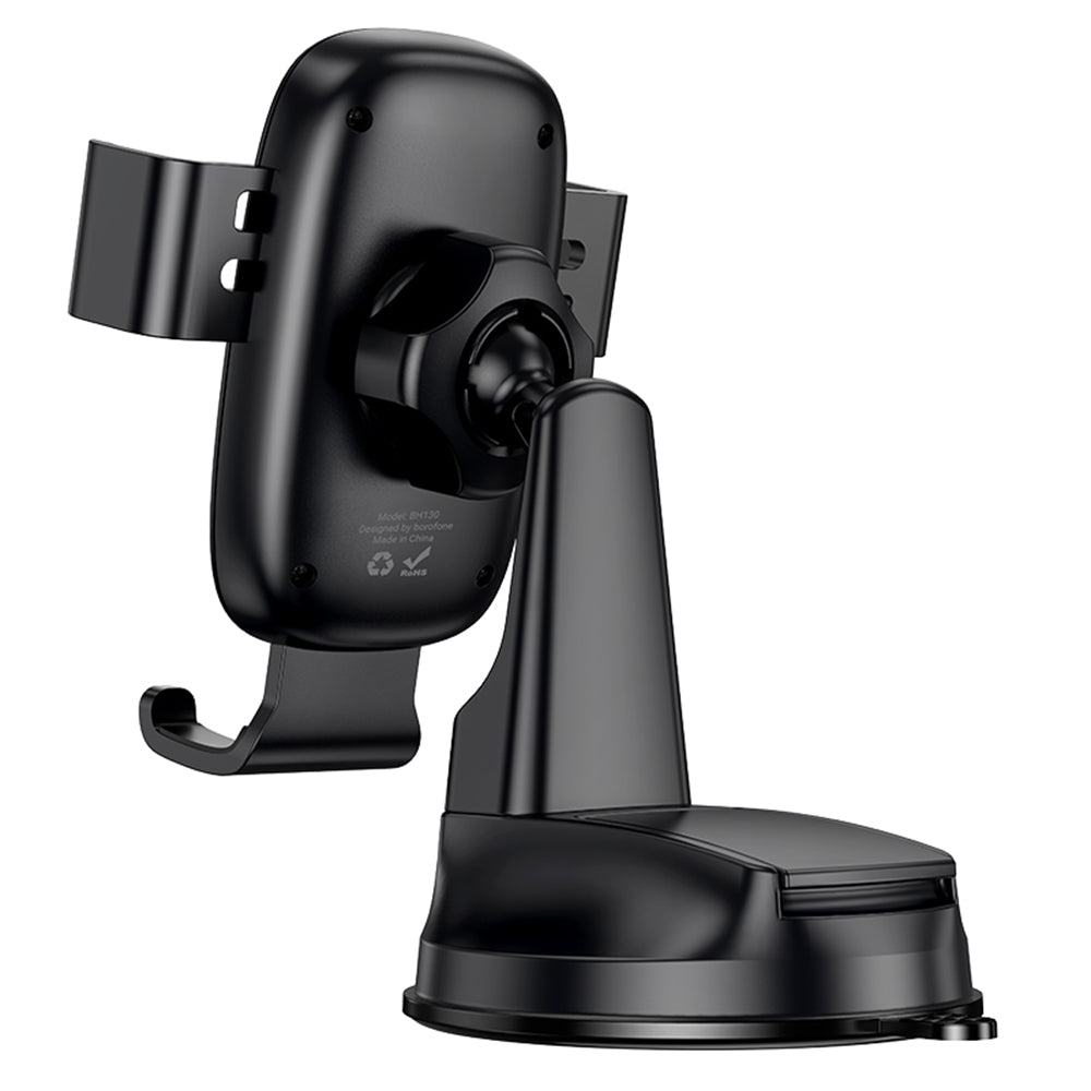 Support Auto Borofone BH130 Follower Gravity, 6.1 pouces - 7 pouces, Noir