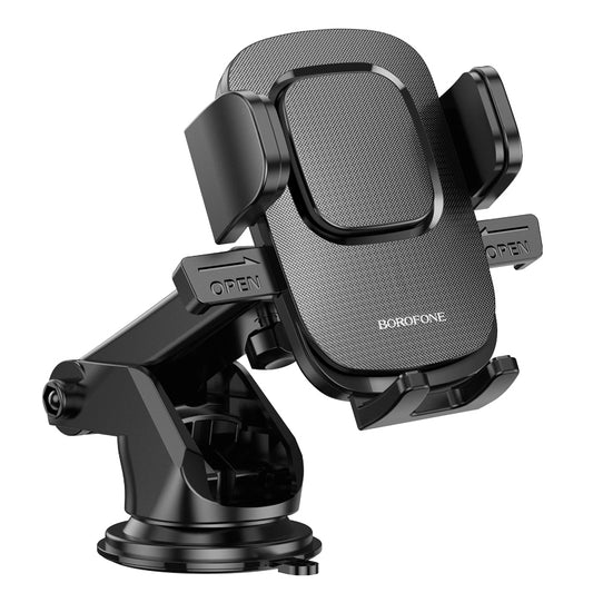 BH60 Dainty Car Holder, 4.5inch - 7inch, noir