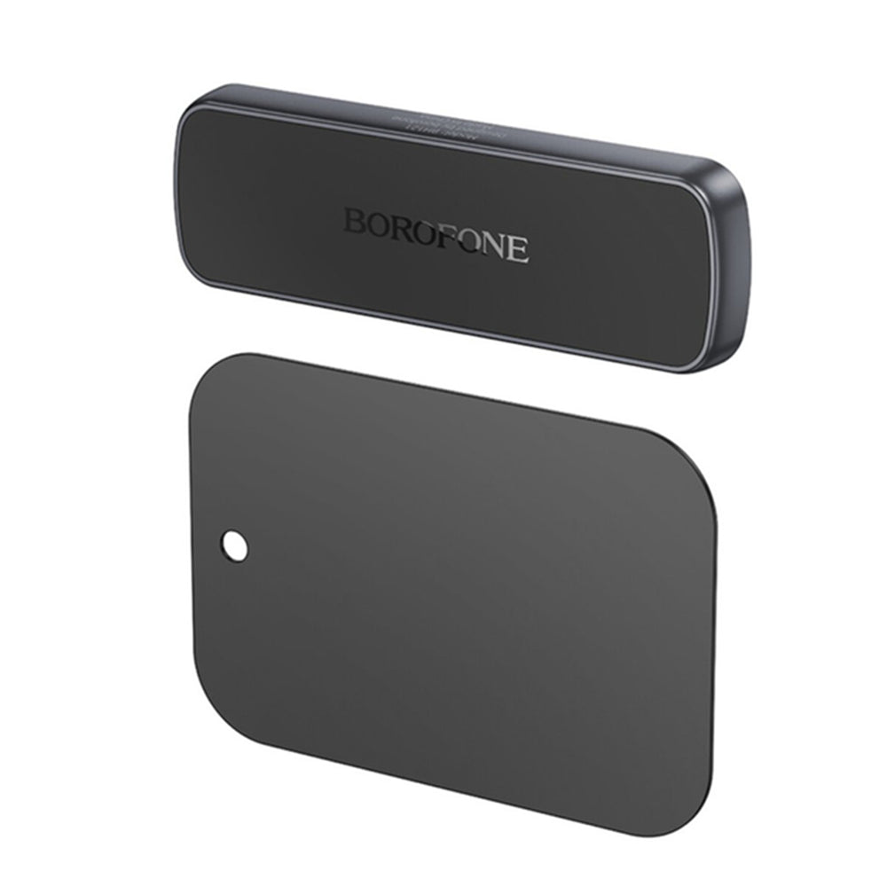 Support Auto Magnétique Borofone BH121, 4.5 pouces - 7 pouces, Noir Gris