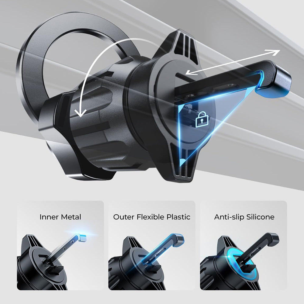 Support Auto Magnétique Lisen, Universel, Noir YL0223110033