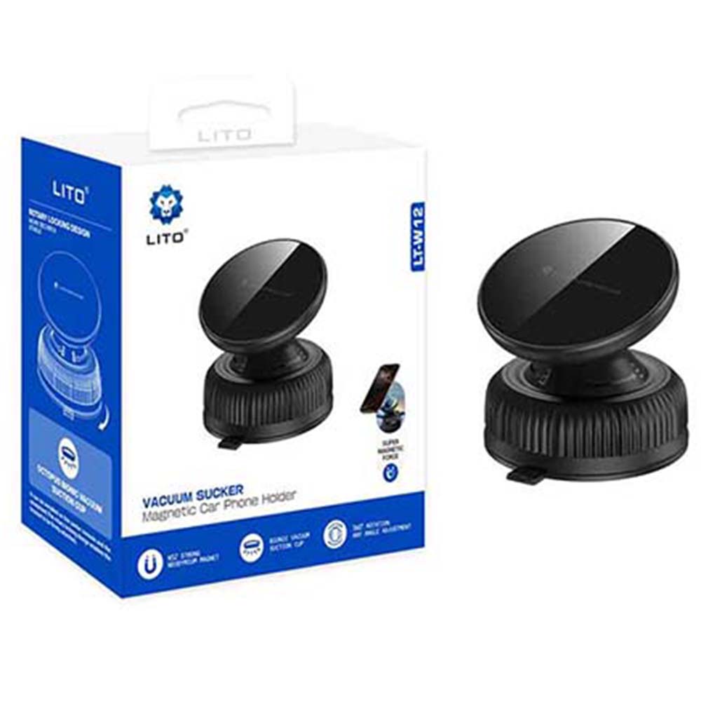 Support Auto Magnétique Lito LT-W12, Universel, Noir