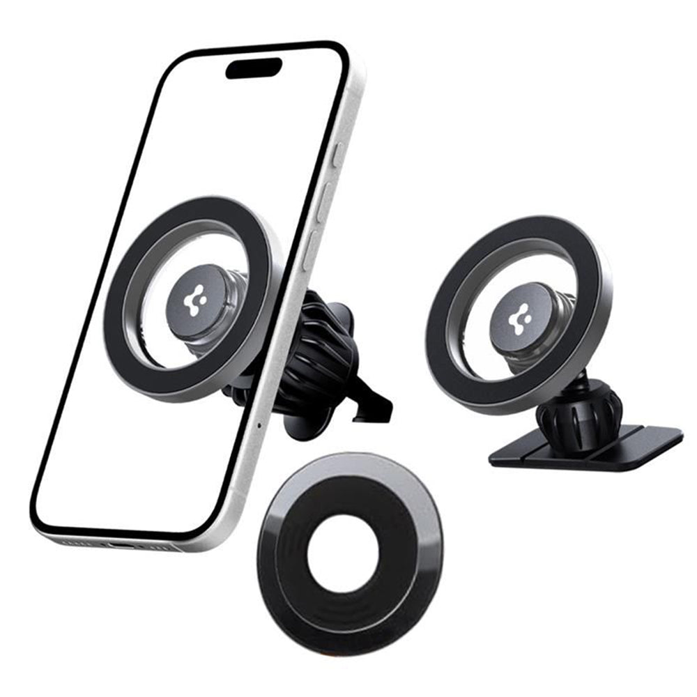Magnetische Autohouder Spigen MFT13, Universeel, Zilver ACP08314
