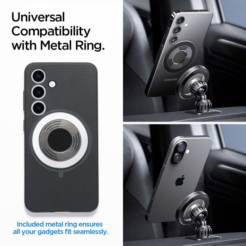 Magnetische Autohouder Spigen MFT13, Universeel, Zwart ACP08315