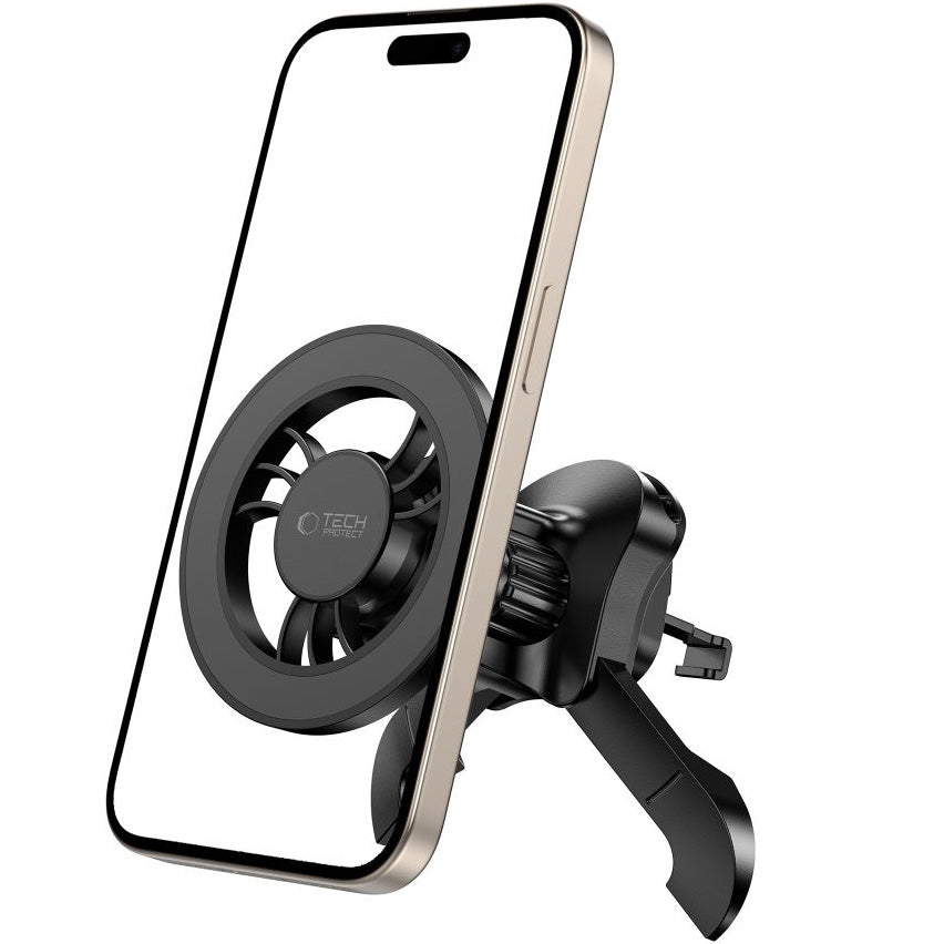 Support Auto Magnétique Tech-Protect N56 Vent, Universel, Noir