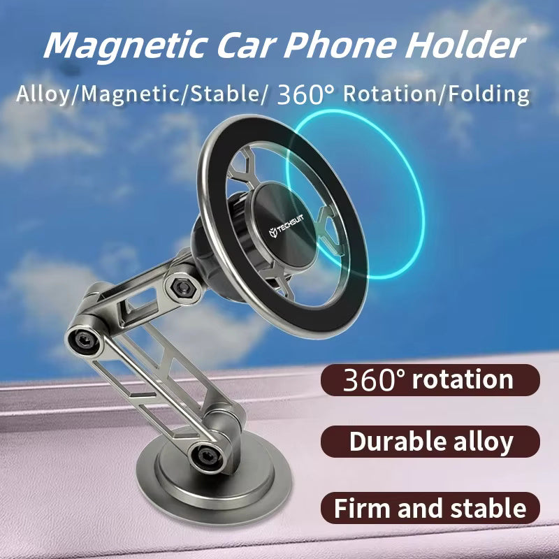 Magnetische Autohouder Techsuit S14, Universeel, Grijs