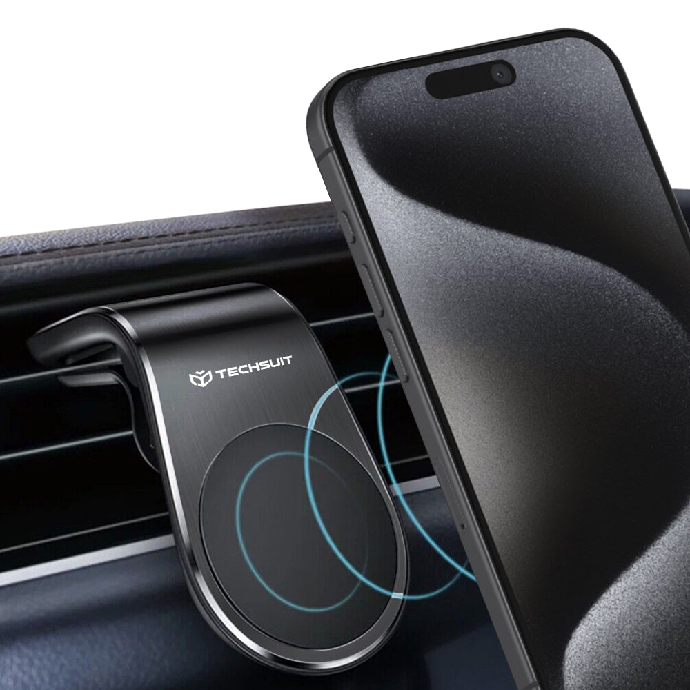 Magnetische Autohouder Techsuit S7, Universeel, Zilver