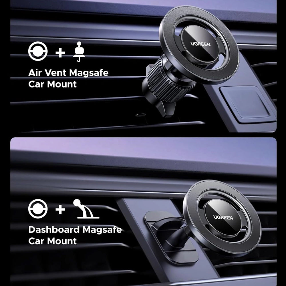 Magnetische Autohalterung UGREEN LP986 (85397), Universal, Schwarz