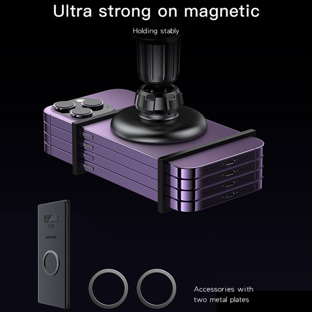 Support Auto Magnétique Yesido C156, Universel, Noir