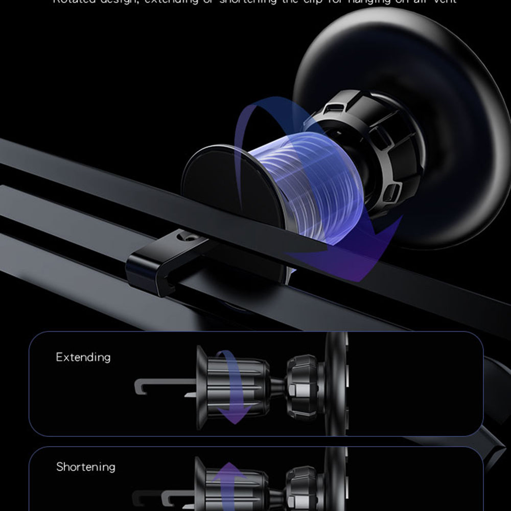 Support Auto Magnétique Yesido C156, Universel, Noir