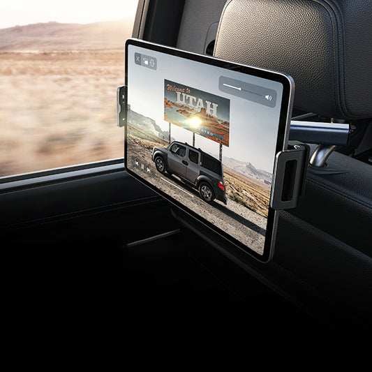 Support Auto Appui-tête Lisen pour Téléphone / Tablette, 4.7inch - 12.9inch, Noir YL0221030002