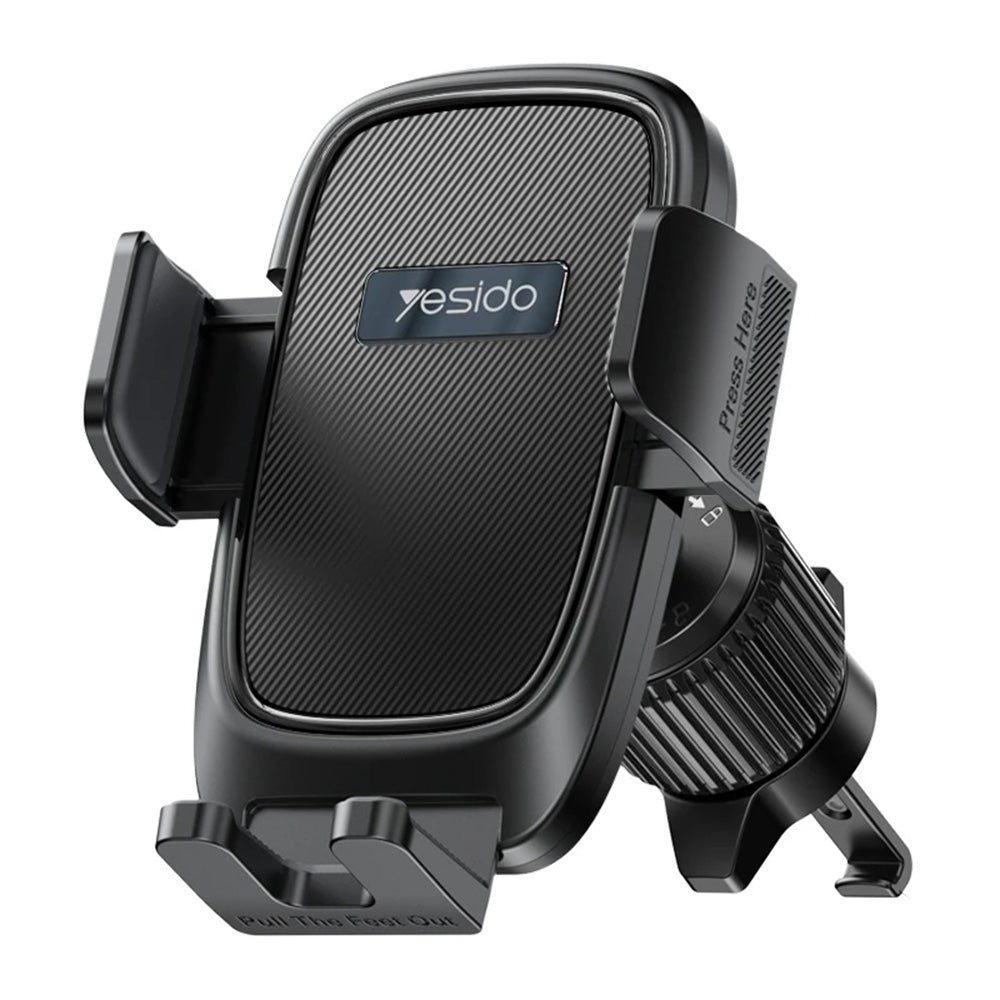 Autohouder Yesido C241, 4.7inch - 7.2inch, Zwart