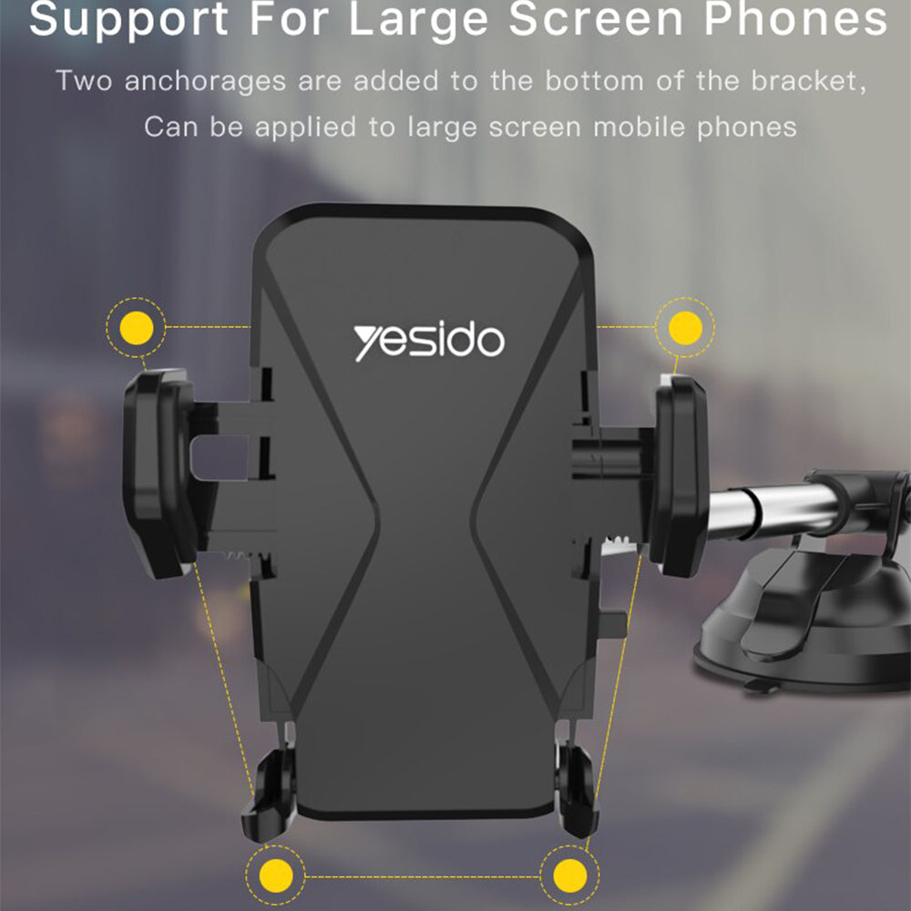 Support Auto Yesido C40, Universel, Noir