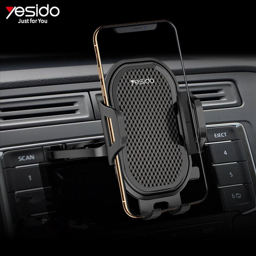 Autohouder Yesido C84, 4.7inch - 7.4inch, Zwart